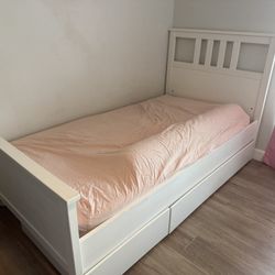 IKEA Hemmes Twin Bed With Drawers 