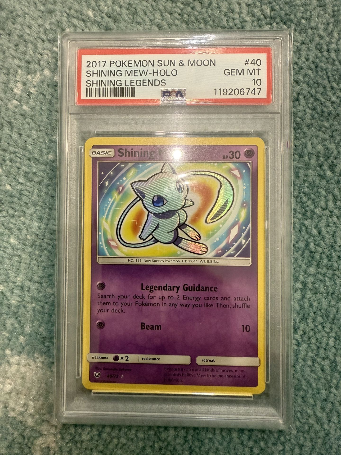 Shining Mew PSA 10
