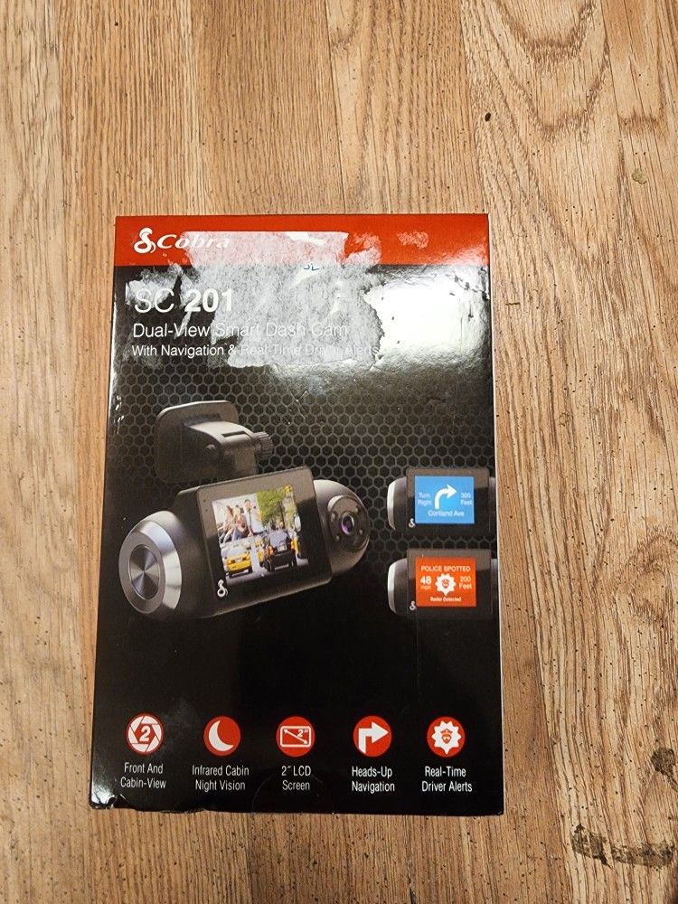 Cobra SC201 Duel-view Smart Dash Cam