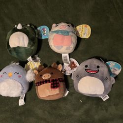 ASSORTED 5” Squishmallows $5 EACH NEW WITH TAGS 