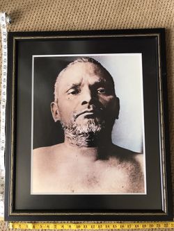 Frame with photo of god/ gurus