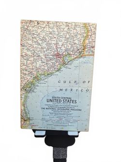 National Geographic South Central United States Vintage Map