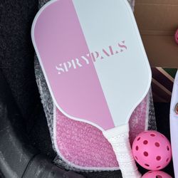 Pink Pickleball Set For TWO NEW IN BOX