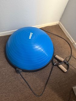 Zelus Balance Ball Trainer with Resistance Bands