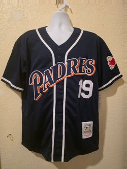 New Mens Padres Gywnn #19 Blue throwback Jerseys Stitched