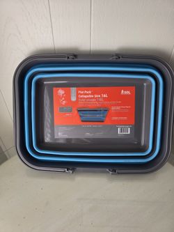 S.O.L. (Survive Outdoors Longer) Flat Pack Collapsible 16L Sink 