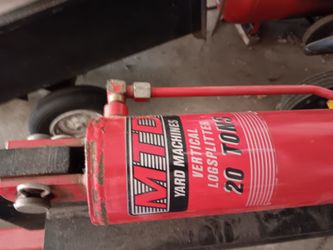 20 ton heavy duty log splitter.