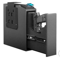 Biometric Slider Gun Safe for Handgun, Fingerprint Gun Safe Supports Quickly Access