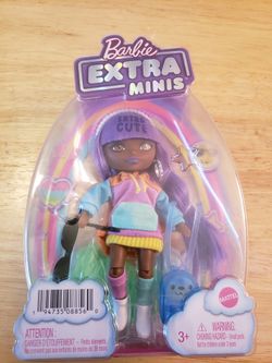Mattel - Barbie Extra Mini Doll with Lavender Hair. New In Box!