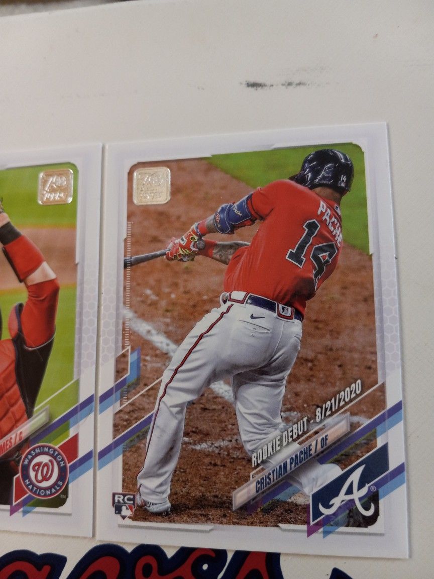 2021 Topps *rookie card * Plus One
