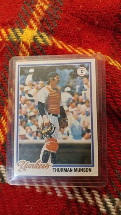 Thurman Munson baseball card