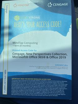 Mind Tap Cengage