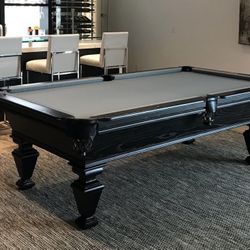 8ft Nice Pool Table! Price Includes Delivery & Professional Installation! You choose your color cloth! 
