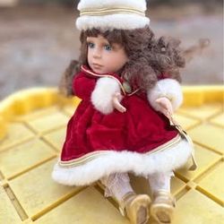 Vintage porcelain doll
