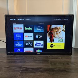 32 Inch Philips Roku Smart TV