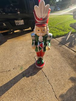 Large Christmas Nutcracker Drummer Decoration