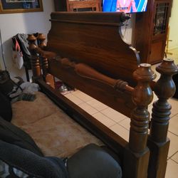 Wood Head And Foot Board