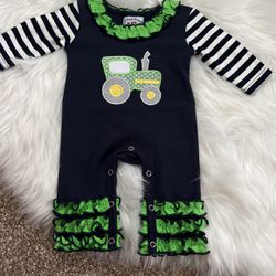 Cute Tractor Outfit!