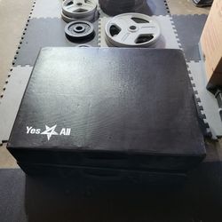 Yes4All 6 Inches Silencer Drop Pads/Weightlifting Drop Pads - Black