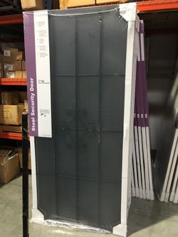 36"x80" security screen door