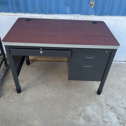 A Office Desk With The Key