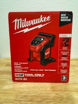 Milwaukee m12 inflator tool only