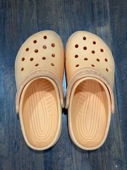 Creamsicle-Colored Crocs Classic Clogs