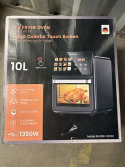 Never Used Air Fryer Oven (10L) – German Tech, Sealed Box