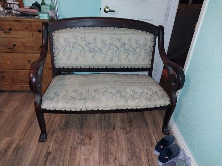 Antique (Early 1900s) Loveseat and Rocking Chair Set