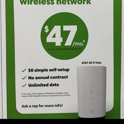 Home internet here at a Cricket