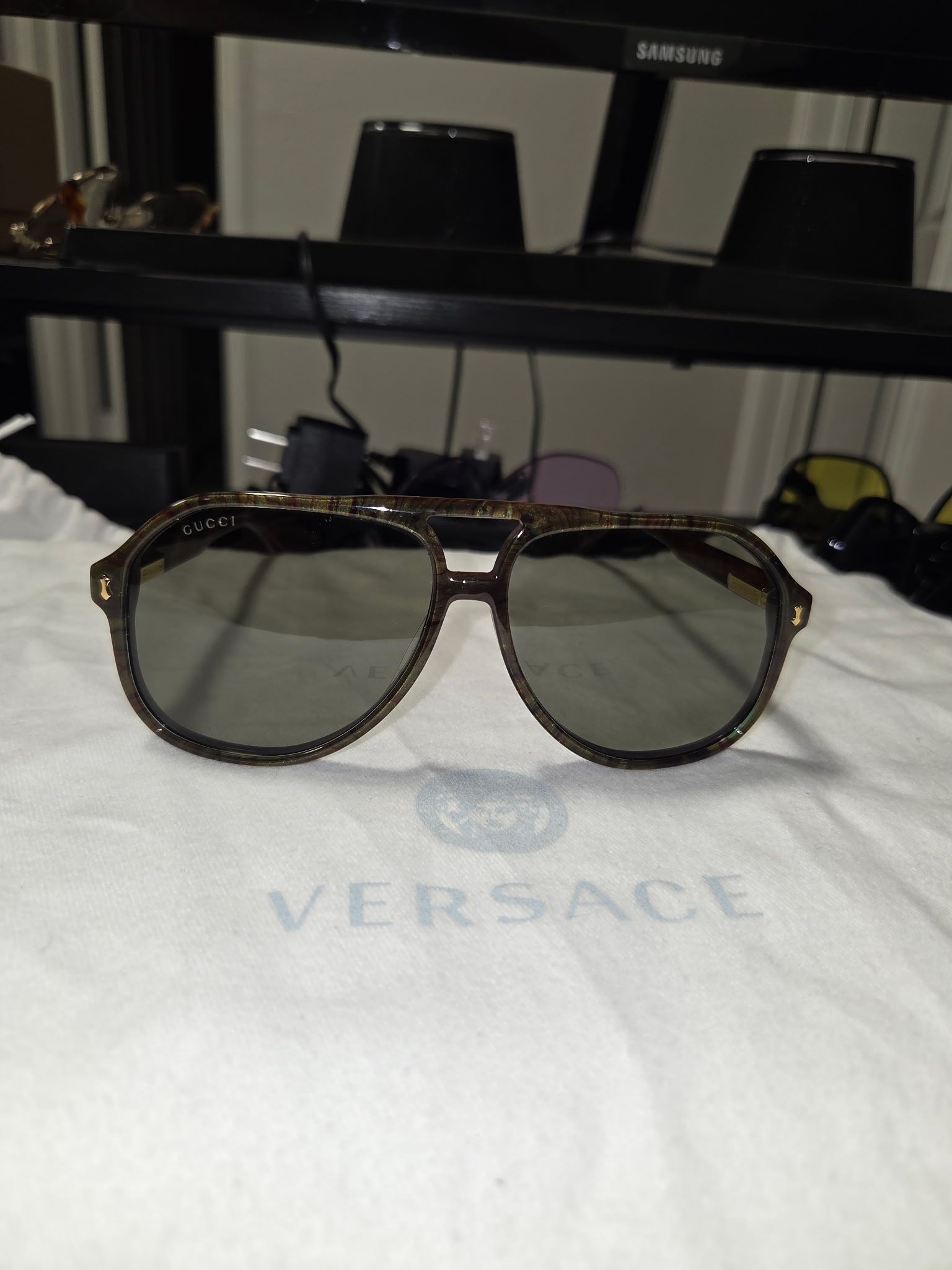 Gucci Aviators With Case