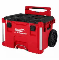 MILWAUKEE  PACKOUT 22 in. Rolling Modular Tool Box Low Profile Handle
