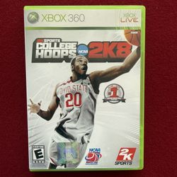 NCAA 2K8 Xbox 360 - No Manual - TESTED & WORKS - No Scratches on Game Disc