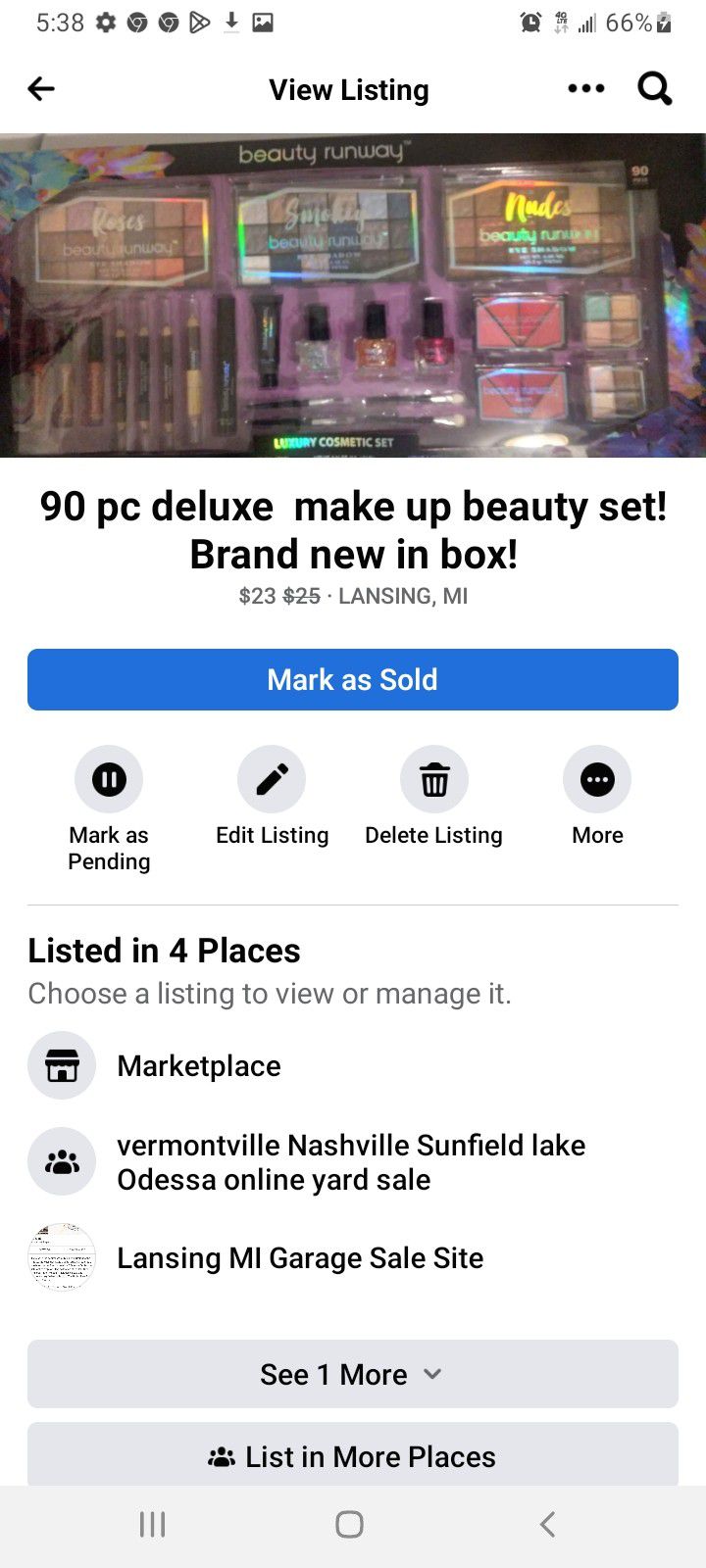 Brand New 90 Pc Make Up Kit