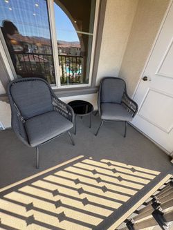 Outdoor Patio set of Chairs and Table