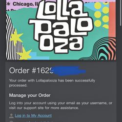 3 4-Day VIP Lollapaloza
