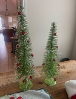 Set of Decor Display Christmas Trees