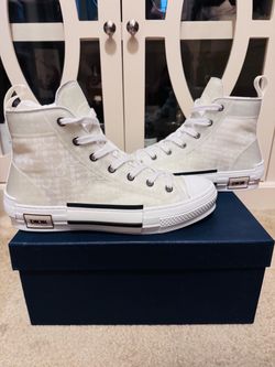 Dior B23 High-Top Sneakers White Oblique