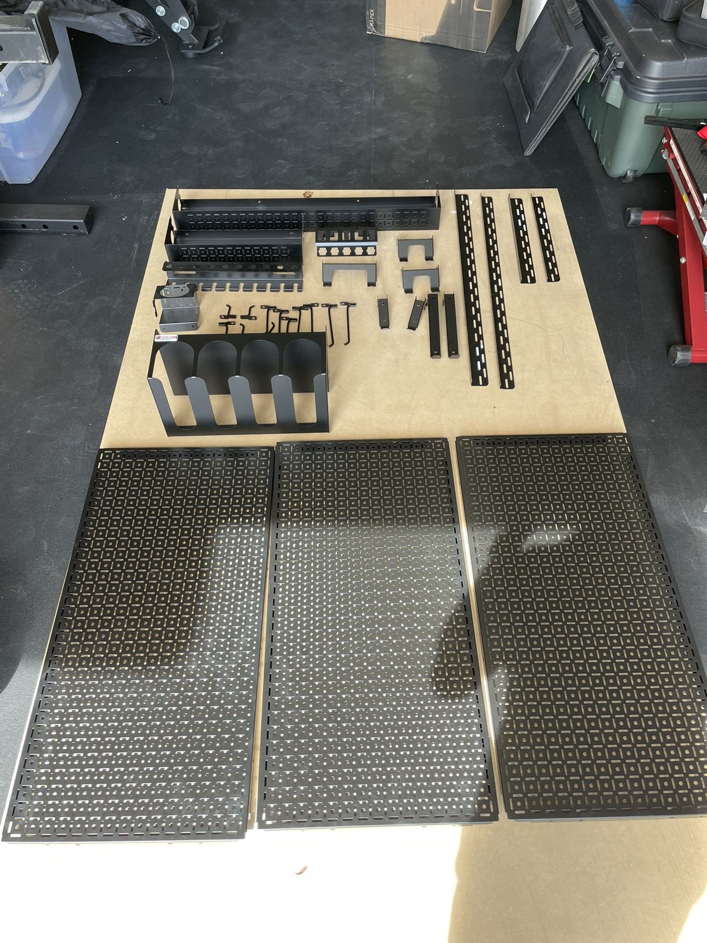 OmniWall / Wall Control Metal Pegboard Garage Organization Panel And