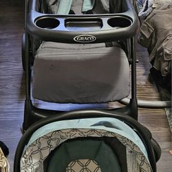 Baby Graco Carseat And Stroller Combo 