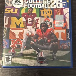 PS5 NCAA football 26 