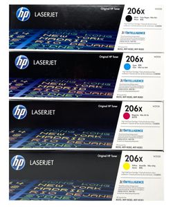 HP 206X LaserJet Toner Cartridge Set CMYK