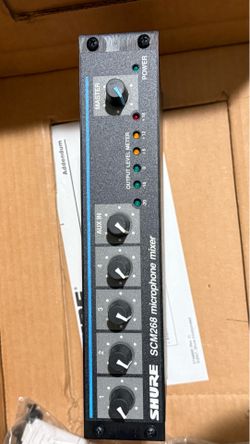 Shure SCM268 4 Channel Microphone Mixer