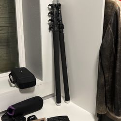 Two Monopods For Lighting Or Photography 