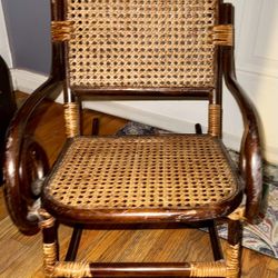 Very Expensive Antique Mid Century Rocking Chair 