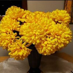 3 Huge Mum Flower Fall Decor 