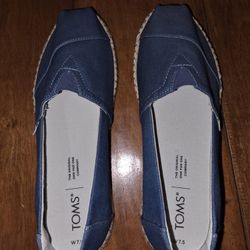 Women's TOMS Alpargata Plant Dyed Canvas Slip-On