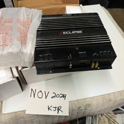 Eclipse Monoblock Car Amplifier. 480 Watts @2 Ohm. Nice 