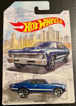 Hot Wheels (68 Nova) Blue