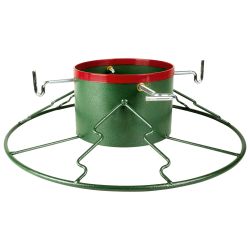 Yard Butler Santa's Helper Christmas Tree Stand - For Trees from 6 to 11 Feet Tall - Tree Stand's for Live Trees, Heavy Duty Stand with Included Metal